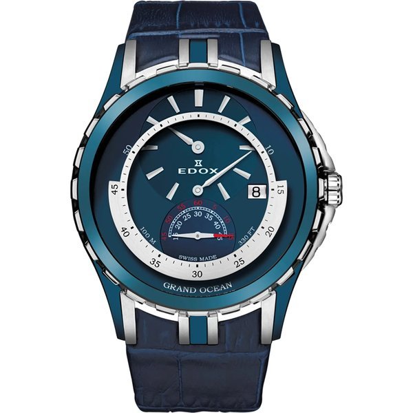 Edox Grand Ocean Regulator #WatchFamforUkraine · 77002_357B_BUIN
