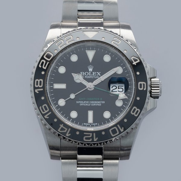 Rolex Rolex GMT-Master II 116710LN Black Bezel Box and Papers