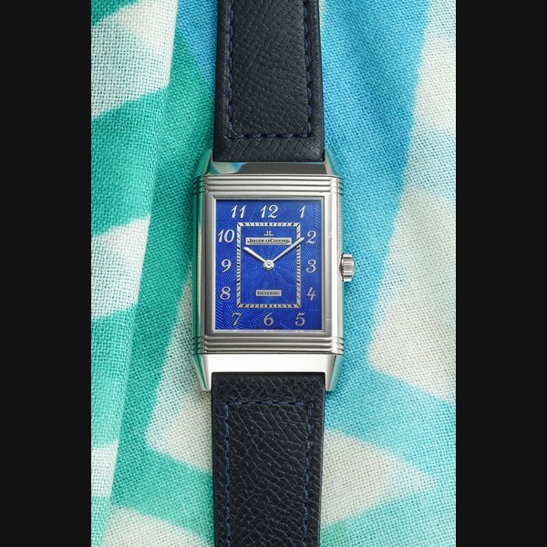 Jaeger-LeCoultre Jaeger-LeCoultre Ref. Q373 35 E1 and 273.3.62 Grande Reverso Blue Enamel Série Limitée
