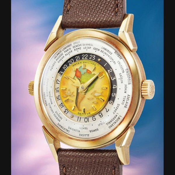 Patek Philippe Patek Philippe Ref. 2523 "Polychrome Two-crown World-time", "Doppia Corona Policromo"