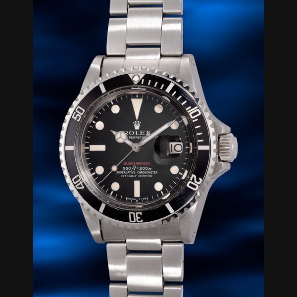 Rolex Rolex Ref. 1680, repeated inside caseback and “1.70” Submariner, “Red Sub”, MK IV