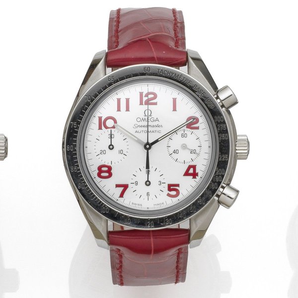 Omega. A stainless steel automatic chronograph wristwatch Speedmaster, Ref:175.0042/38347940, Case No.90256083, Sold 3rd April 2008