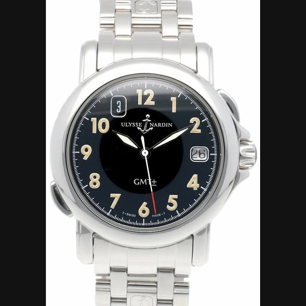 Ulysse Nardin San Marco GMT Watch Ulysse Nardin Stainless Steel No.2612 Automati