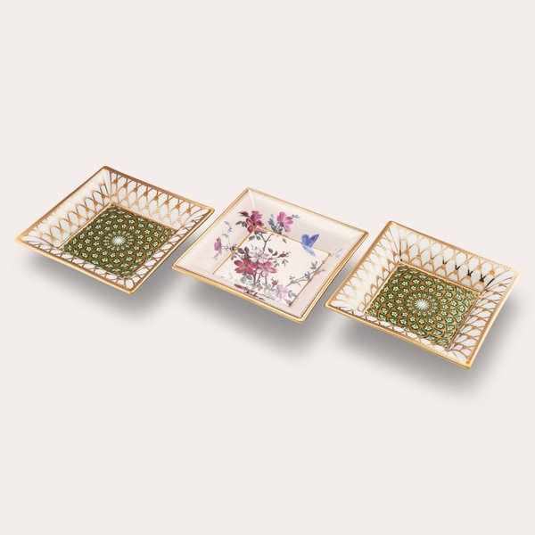 Patek Philippe Porcelain de Limoges | A set of three commemorative Limoges porcelain and enamel dishes, Circa 2016 and 2017