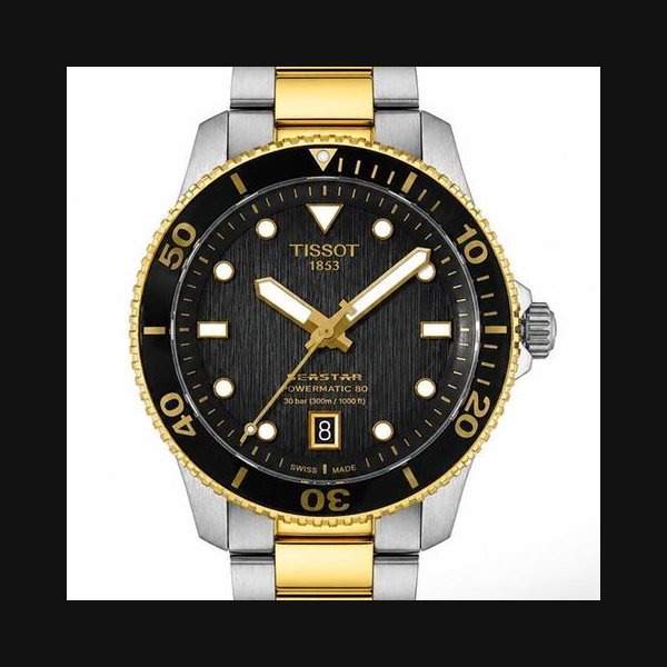 Tissot Seastar 1000Powermatic 80 40mm T1208072205100 BNIB Complete Set