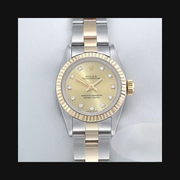Rolex Rolex Oyster Perpetual26mm Edelstahl Gelbgold 750 Automatik Stahl Gold Stainless Steel 18kt Yellow Gold Jubilé-band Chronometer Oyster