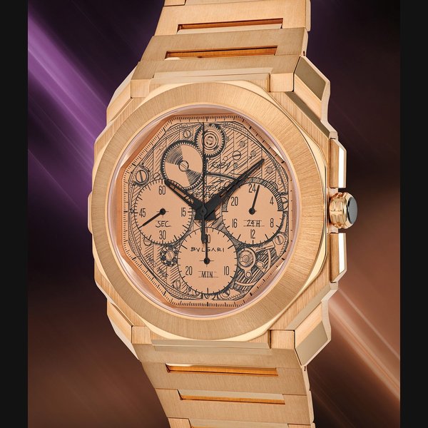 TIMEFORART Bulgari Ref. 104217 Octo Finissimo Chronograph GMT Sketch – TimeForArt Edition