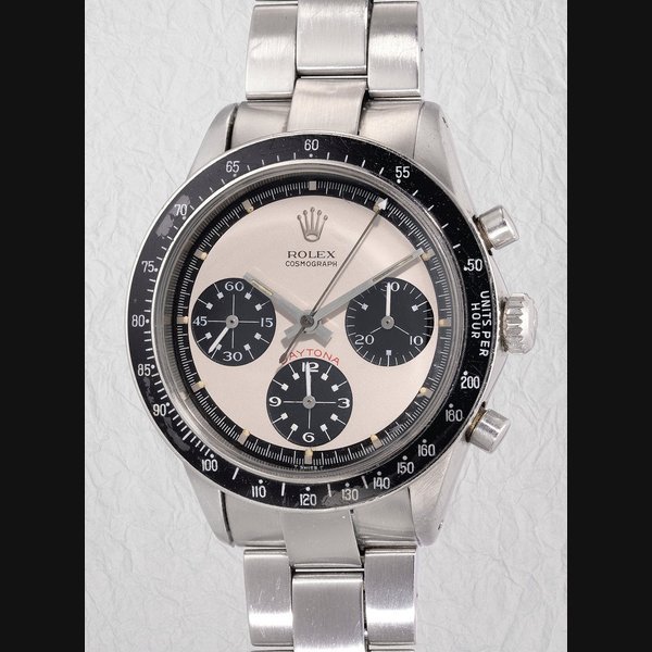 Rolex Rolex Ref. 6264, inside caseback stamped C.R.S & 6241 Cosmograph Daytona “Paul Newman Panda”