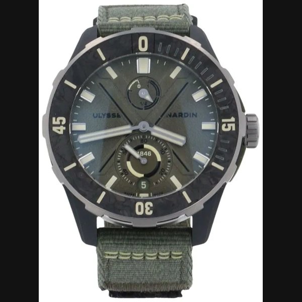 Ulysse Nardin Marine Diver Net Ops Pre Owned Watch Ref 1183-170-8A