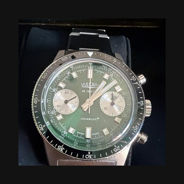 VulcainSkindiver Cronograph verde Limited edition 1 di 100 Ref. 590176BK7