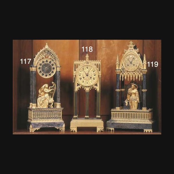 A Louis Philippe ormolu and silvered bronze striking mantel clock MID-19TH CENTURY