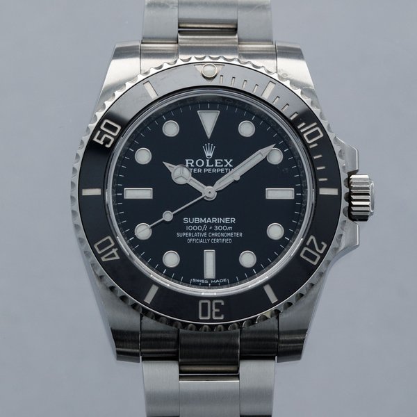 Rolex Rolex Submariner Non-Date 114060 Ceramic Bezel with Guarantee Card