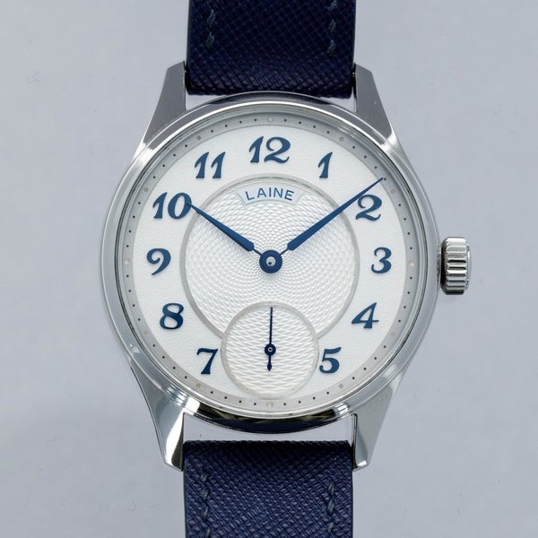 Laine Gelidus G3 White Guilloche Dial Stainless Steel