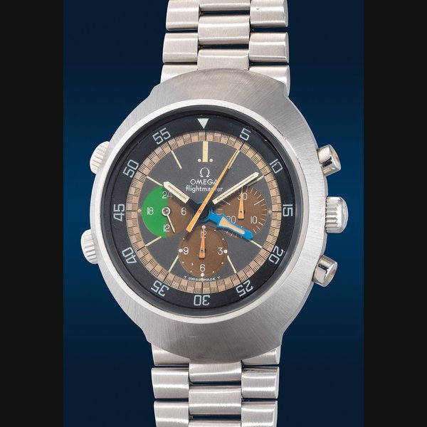 Omega Omega Ref. 145.013, repeated inside caseback Flightmaster