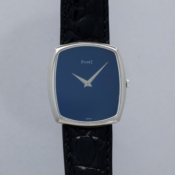 Piaget Piaget Thin Manual Wind 9741 Soleil Blue Dial 18k WG, Price & Market Data