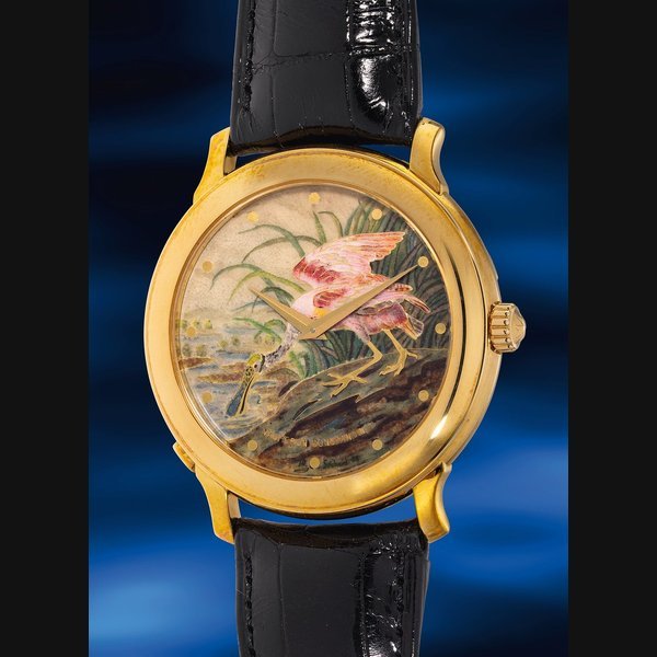 THE CONNOISSEUR Vacheron THE CONNOISSEUR Vacheron Constantin Ref. 43060/000J Audubon Birds of America - Roseate Spoonbill