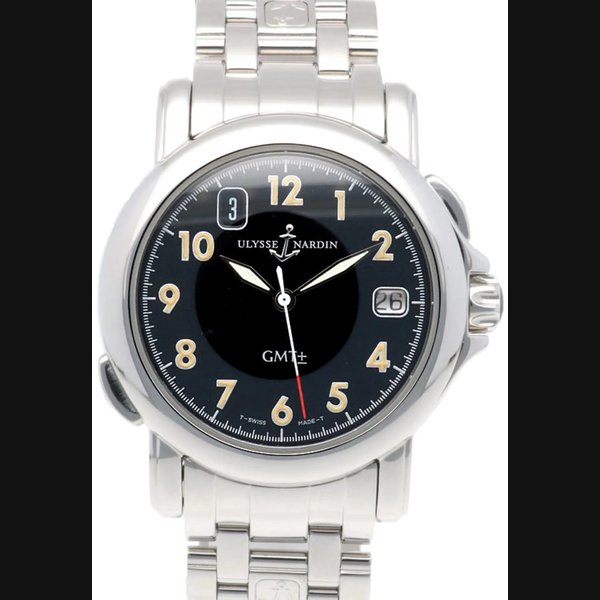 Ulysse Nardin San Marco GMT Watch Stainless Steel N゜2612 Automatic Men’s Overhauled