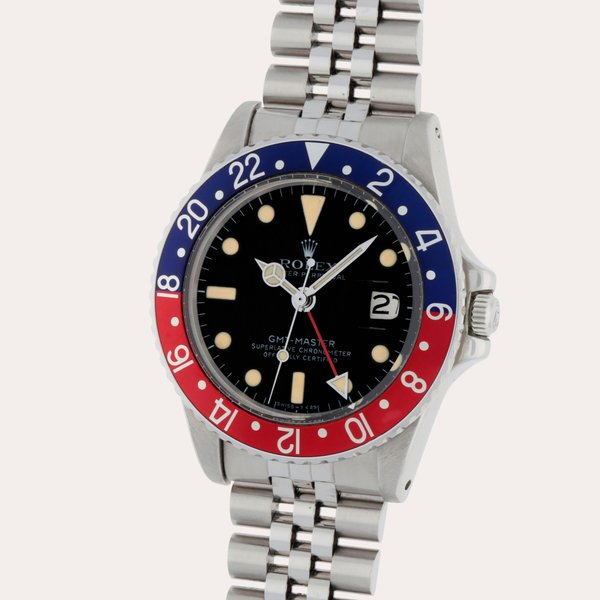 Rolex GMT-Master, Reference 1675 | A stainless steel dual time zone wristwatch with date and bracelet | Circa 1978