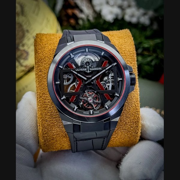 Ulysse Nardin Ulysse Nardin Blast Tourbillon Black Red 45mm - 1273/400/Black - MSRP $60,100