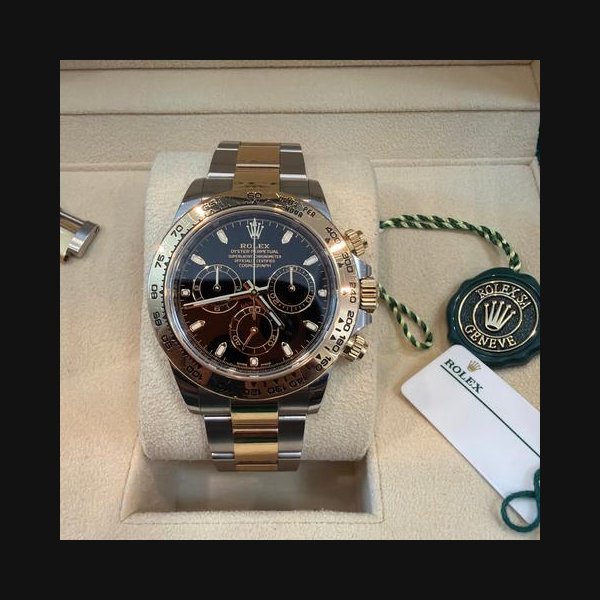 Rolex Rolex DaytonaBlack Dial 116503 Two Tone Gold Full Set
