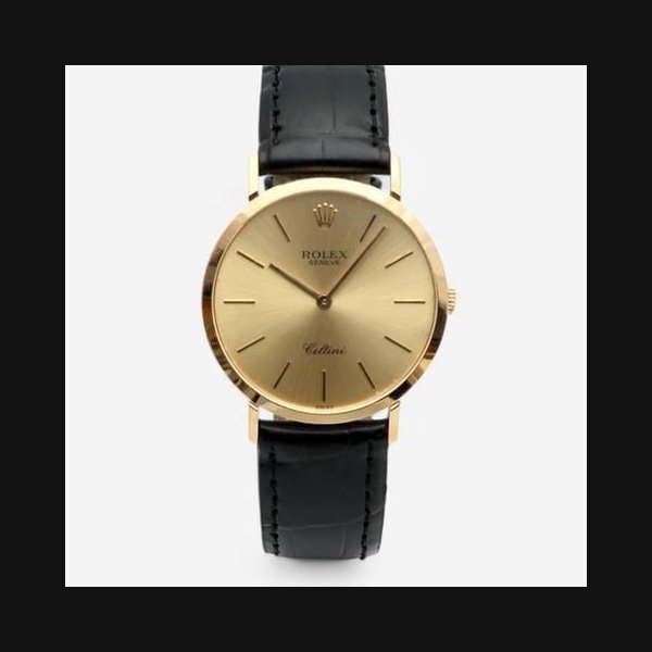 Rolex RolexCellini Selini Men's Coin Watch 4112 Medium 32 mm Original Buckle 1991 [U]
