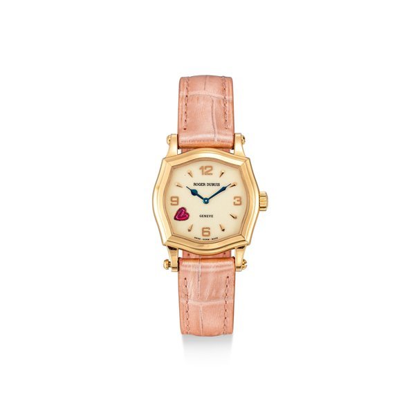 Roger Dubuis A pink gold and ruby-set wristwatch, Circa 2000 | 羅杰杜彼 粉紅金鑲紅寶石腕錶，約2000年製