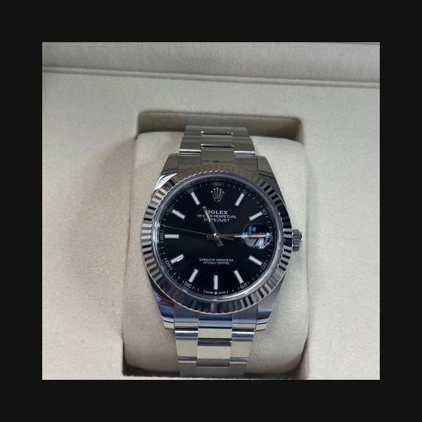 Rolex Rolex Datejust41 ROLEX 126334 DATEJUST 41 BLACK INDEX 2020