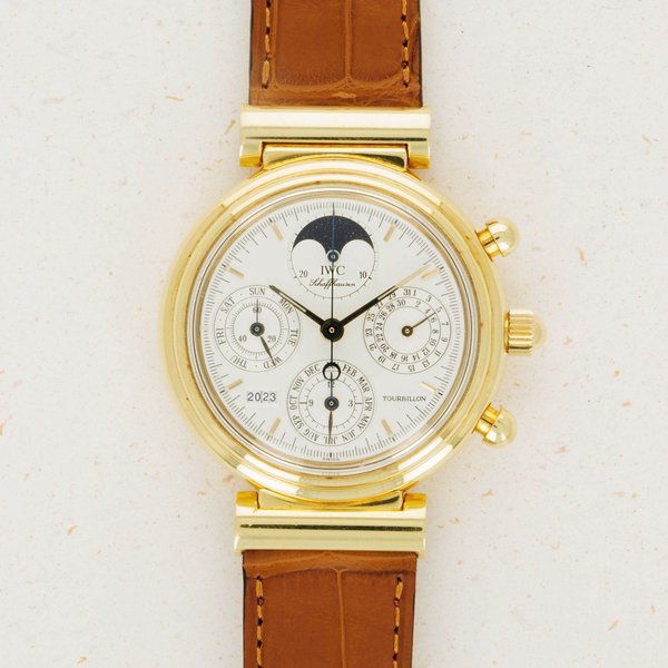 IWC IWC DaVinci Perpetual Calendar Chronograph Tourbillon IW375203 18k YG