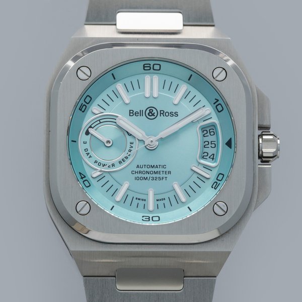 Bell & Ross Bell & Ross BR-X5 BRX5R-1B-ST/SST Ice Blue Dial · BRX5R-1B-ST/SST