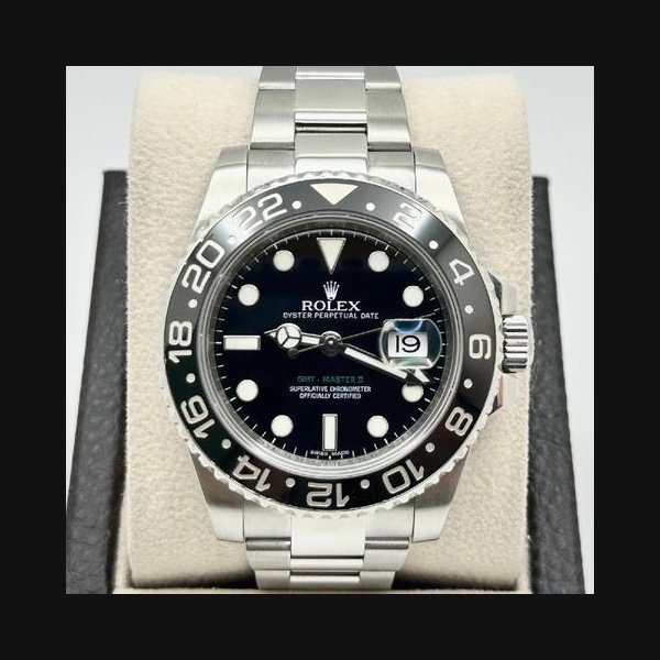 Rolex Rolex GMT-Master II116710LN Black Ceramic Bezel 40mm Stainless Steel