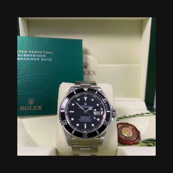 Rolex Rolex Submariner DateUNPOLISHED 1990 Good Condition Submariner Date 16610