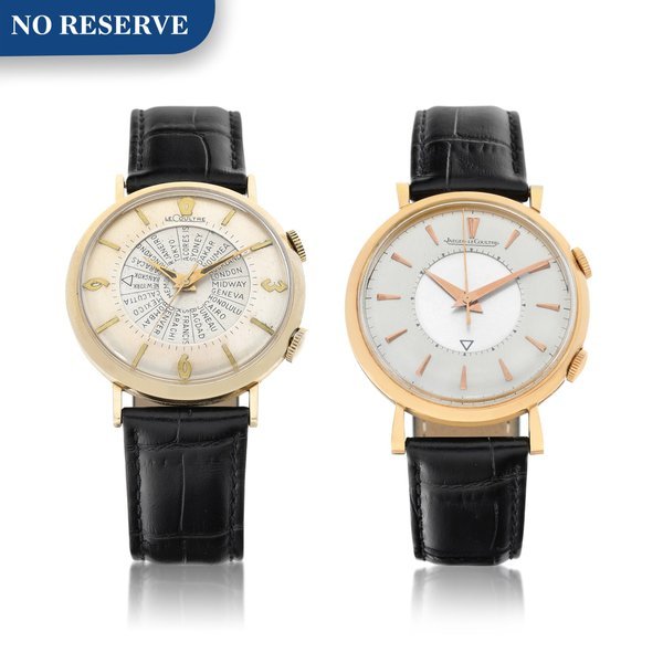 Jaeger-LeCoultre Jaeger-LeCoultre | Memovox, A set of two gold alarm wristwatch, Circa 1960 | 積家 | Memovox   一套兩件金鬧鈴腕錶，約1960年製