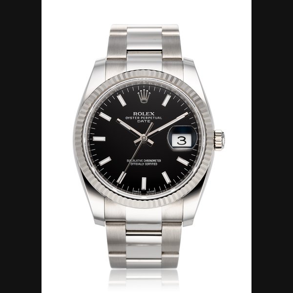 ROLEX, OYSTER PERPETUAL DATE MID-SIZE ‘SM GROUP’, REF. 115234