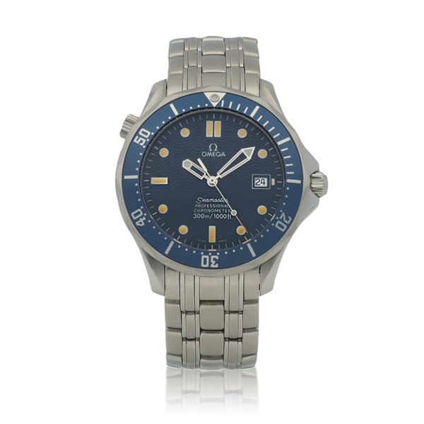 Omega Seamaster 300, Ref. 25318000  Stainless steel wristwatch with date  Circa 1997