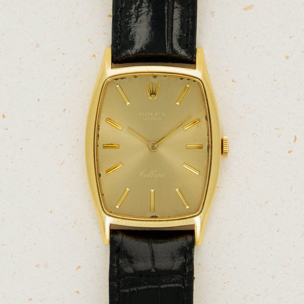 Rolex Cellini 3807 Tonneau 18k YG