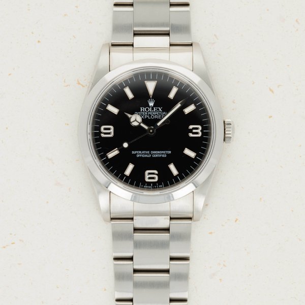 Rolex Rolex Explorer I Tritium Dial 14270 Box And Papers