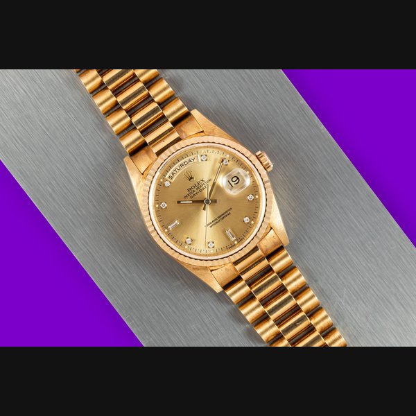 Rolex Day-Date Diamond Dial Ref. 18238
