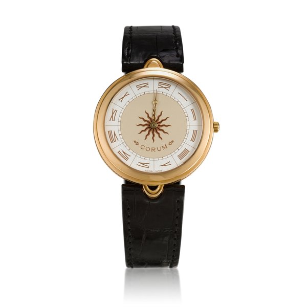 Corum Rialto, Reference 55.606.55 | A pink gold wristwatch | Circa 1994