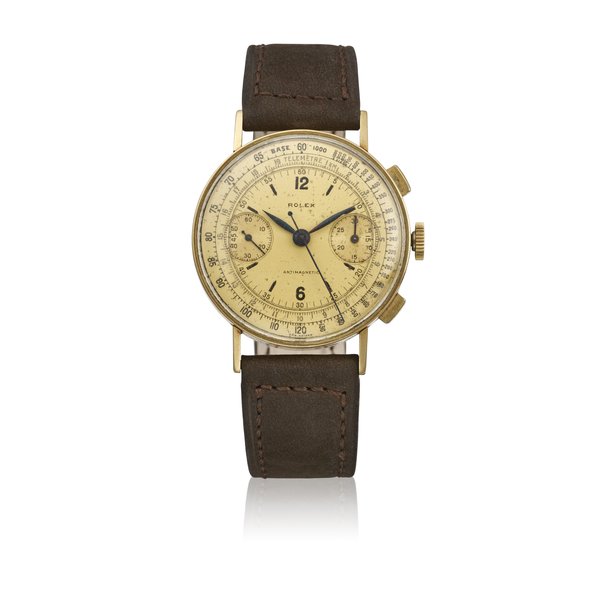 Rolex ROLEX, YELLOW GOLD ANTIMAGNETIC CHRONOGRAPH, REF. 3371, Price & Market Data