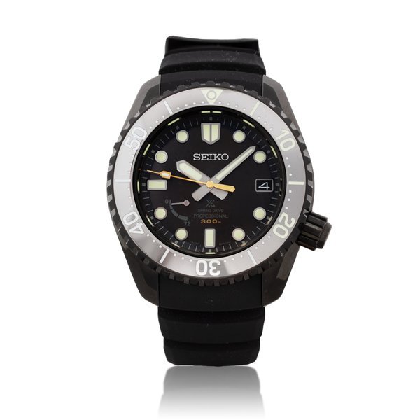 SEIKO Prospex LX, Ref. SNR043J1    Montre bracelet édition limitée en titane noir avec date et réserve de marche |  Limited edition black titanium wristwatch with date and power reserve indication    Vers 2021 |  Circa 2021 · SNR043J1