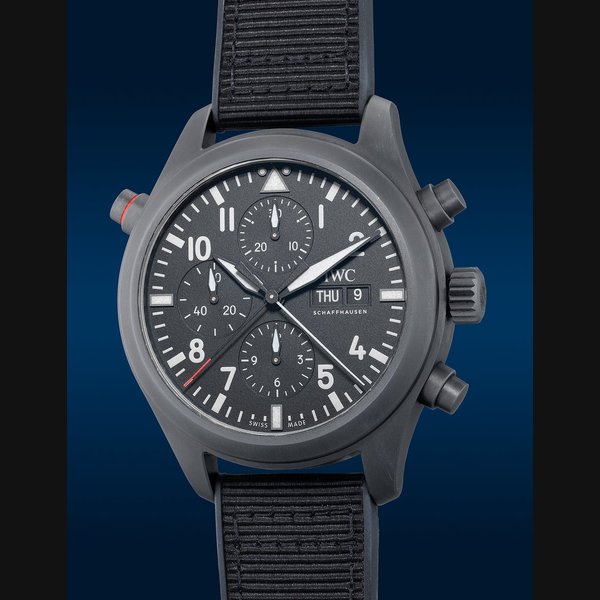 IWC Ref. IW371815 Pilot’s Watch Double Chronograph Top Gun Ceratanium