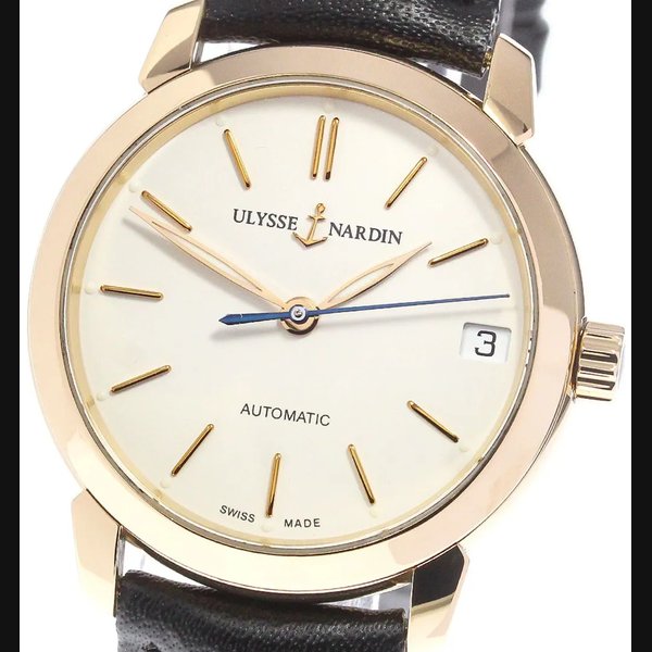 Ulysse Nardin 8106 116 Classico K18PG Automatic Ladies Excellent Condition with Ref. 8106-116