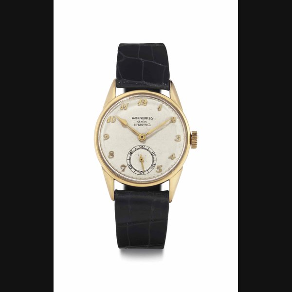 Patek Philippe. An 18k Gold Wristwatch SIGNED PATEK PHILIPPE, GENÈVE, RETAILED BY TIFFANY & CO, REF. 1517, MOVEMENT NO. 927'623, CASE NO. 420'277, MANUFACTURED IN 1945