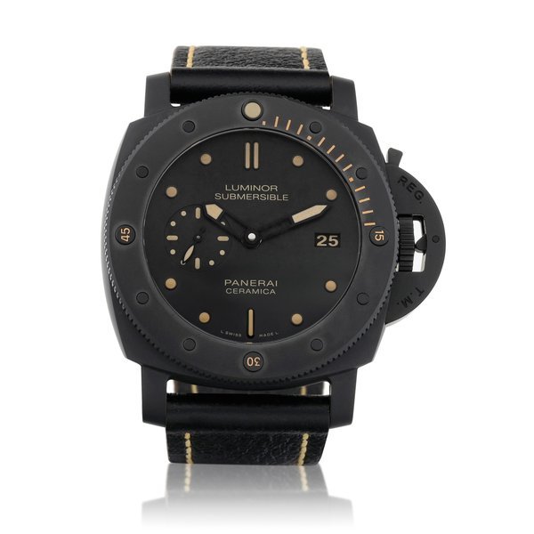 Panerai Luminor Submersible 1950 3 Days, Reference PAM00508 | A limited edition ceramic wristwatch with date, Circa 2014 | 沛納海 | Luminor Submersible 1950 3 Days 型號PAM00508 | 限量版陶瓷腕錶，備日期顯示，約2014年製 · PAM00508
