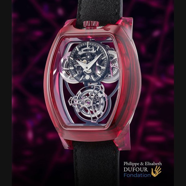 Artya Curvy Purity Artya Curvy Purity Tourbillon Ruby - Philippe & Elisabeth Dufour Foundation