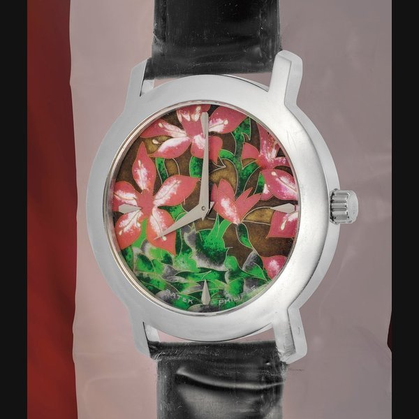 Patek Philippe Patek Philippe Ref. 5075G-001 Calatrava Rare Handcrafts “Pink Flower”