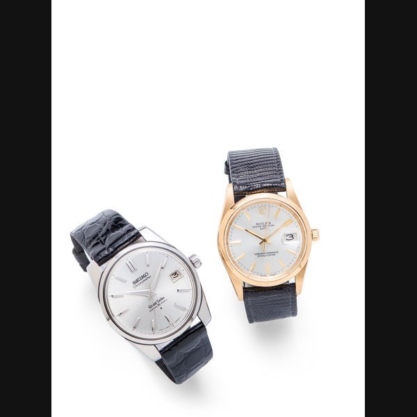 Grand Seiko Seiko. A stainless steel manual wind calendar wristwatch Grand Seiko Chronometer, Ref:43999, Case No.4D11583, Movement No.426527, Circa 1964 · 43999