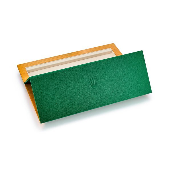 Rolex A wooden base Ipad stand with leather cover, Made for Baselworld 2016 | 勞力士 木製 Ipad 座，備皮套，為2016年 Baselworld 而製