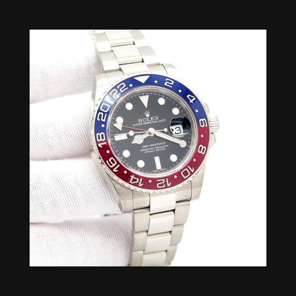 Rolex GMT-Master II116719BLRO GMT Master II 18K White Gold with Black Dial