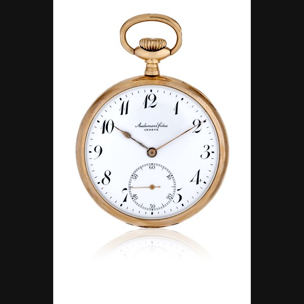 AUDEMARS FRERES OPEN FACE POCKET WATCH